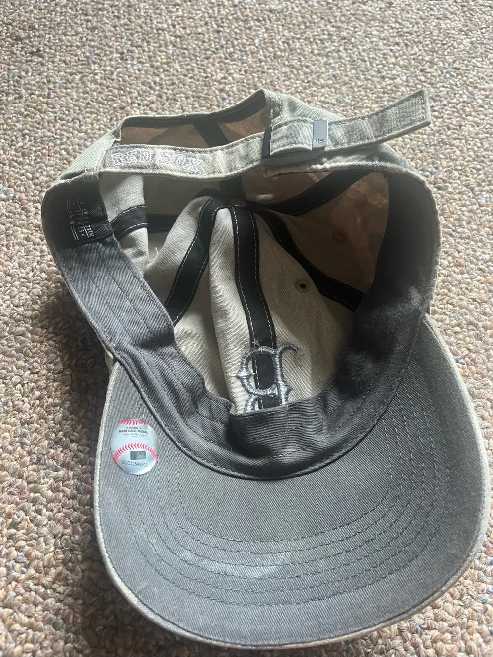 MLB Camouflage Baseball Cap with Beaded B Patch